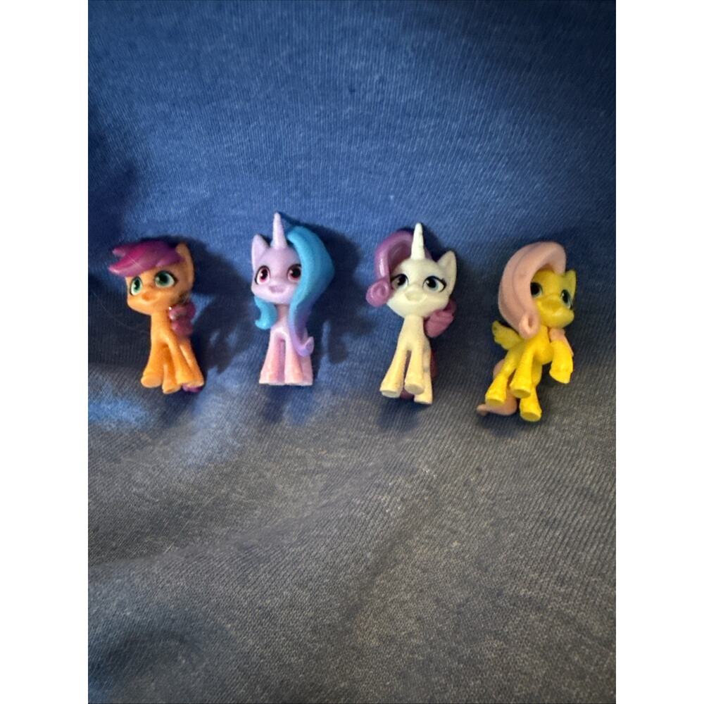 My Little Pony Lot Of 4 1.5" Mini Figure - MLP Hasbro Minifigures